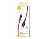 USAMS  Kabel pleciony U41 lightning 3m 2A czerwony - 1569094 - zdjęcie 2